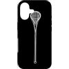 Magliette de Tifoso di lacrosse Custodia per iPhone 17 Disegno di una linea del bastone da lacrosse