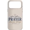 Faith Revival Studio Custodia per iPhone 17 Pro Max La preghiera cambia le cose Fede cristiana Croce Montagne