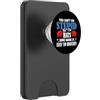 Funny Political Saying - DressedForDuty Non puoi aggiustare stupido ma i cappelli lo rendono facile da identificare PopSockets PopWallet per MagSafe