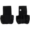 GUESS Guanti donna fingerless gloves fake fur black C25GU51 AW5208POL02 M