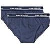 NAVIGARE UNDERWEAR BOY Confezione da 6 Slip Bambino E Ragazzo in Cotone BIELASTICO con Elastico Esterno Stampato - Colore Bianco E Colorati in Cotton Stretch Jersey. Articolo Scatolato singolarmente