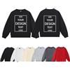 Yacheng Felpe Personalizzata, Unisex, Personalizza Felpe Maglione, Aggiungi La Tua Immagine, Testo, Logo sul Davanti E sul Retro