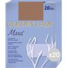 Golden Lady Set 20 Mara XL Daino Calze Collant da Donna Abbigliamento E Accessori, Multicolore, Unica