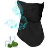 fesoklaf Bandana per il viso, passamontagna Bluetooth per ciclismo, moto, protezione solare per collo, antivento, traspirante, per tutte le stagioni, per equitazione, arrampicata, corsa, escursionismo, sci,