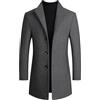 ZouoYYii Trench Da Uomo In o Lana Trench Cappotto Da Marinaio Giacca Invernale In Lana Da Uomo Tinta Unita Abbigliamento Casual