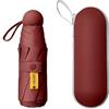 Generic Mini ombrello da viaggio per borsa con custodia, piccolo compatto protezione UV Sun-leggero, grazioso ombrello tascabile per donne e ragazze