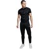 SikSilk Sik Silk - Pantaloni Fitted Smart Crown SS-19261 EN colore nero - Pantaloni da uomo, Nero , S