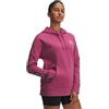 Under Armour Felpa con cappuccio da donna Icon Fleece Tape OTH, Crepuscolo fucsia, 44