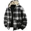 CEWIFO Felpa da Lavoro Uomo con Zip Felpe Cotone Maglioni Natalizi Taglie Forti Giacca in Jeans Giubbotto Pelle Winter Leather Jacket Men Streetwear