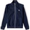 Fred Perry Giacca Sportiva con Nastro, Carbon Blue, S
