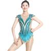 GICIR Body Da Ginnastica Ritmica For Ragazze Da Competizione, Scollo Tondo, Personalizzabili, Senza Maniche, Da Donna, For Spettacoli(M)