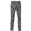 GIBLOR'S Art.14P08P477 Pantalone Cuoco Alan Fantasia Menu Nero (S)