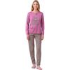 Noidinotte; more than pyjamas Noidinotte - Pigiama Donna Caldo Cotone Articolo pidi. - L Rosa