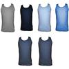 Navigare 6 Canottiere Spalla Larga Bimbo/Ragazzo Jersey Cotone Art. 13021 Colori Assortiti (8 (11-12 Anni), colorato)