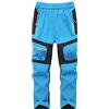 Echinodon Ragazzi Ragazze Estivi Pantaloni Da Trekking Leggero Quick Dry Traspirante Outdoor Pantaloni Da, Azzurro, 12-13 anni
