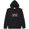 Timberland Hoodie 1 Tier 3 Maglia di Tuta, Black, L Uomo