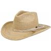 Stetson Western Crochet Cappello Cowboy in Rafia Unisex Primavera Estate