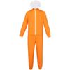 RUMAOZIA Costume da uomo Vector arancione tuta da uomo tracksuit halloween carnevale events party outfit giacca jogging tuta sport outdoor cosplay costume tuta arancione adulto tuta tuta tuta da