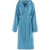 Zucchi Accappatoio Donna Uomo in Microspugna | Accappatoio Adulti Uomo Donna con cappuccio 100% Cotone | Taglia: M| Accappatoio Adulti Donna 260 g/m² Col. Acqua - T2