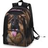 TropicalLife Zaino multiuso per cani, per bambini, ragazze, ragazzi, uomini, donne, cane, pastore tedesco, grande zaino per la scuola, borsa casual per laptop, Colore, Big