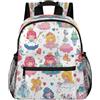 Entemne Zaino per bambini per ragazze ragazzi carino principessa modello castello zaino piccolo bambini prescolare Bookbag con cinturino toracico leggero asilo scuola materna borsa