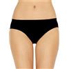 POMPEA Slip in Microfibra Feel Set 6 Pezzi (L/XL, Nero)