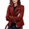 Luadnysin Giacca Di Pelle Donna Giacca In Pelle Donna Oversize Giubotto Primavera Giacchetto Primaverile Neoprene Similpelle Giubbotto Mezza Stagione Giacche Giubbino Primaverili Lunga Giubbotti Bomber 5Xl Da