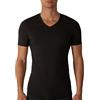 RICHBELL 3 Magliette Intimo Uomo Mezza Manica in Puro Cotone, Scollo v, Colore Nero Blu Avion, Taglie assotite dalla S alla XXXL (M)