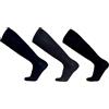 calze college 9 Paia Calze Lunghe In Cotone Caldo Elasticizzato, confortevoli e rinforzate su punta e tallone |Taglie 39/42 e 43/46 | Prodotto Italiano (39/42, Nero/Blu/Grigio)