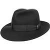 Borsalino Bogart a Tesa Larga Cappello 59 cm - Nero