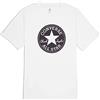 Converse T-Shirt Go-To Chuck Taylor Patch Bianco Taglia M Codice 10023854-A01