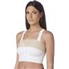 CzSalus Reggiseno Speciale Post operatorio con Banda stabilizzatrice per Aumento e/o riduzione Seno - Mastoplastica (M, Nero)