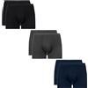 SalGiu Boxer Uomo Cotone Elasticizzato (Pacco da 6) Bianchi o Colorati (3XL, 6 Pezzi (Bianco))