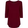 RAGNO Maglia manica 3/4 viscosa revolution 70121W - 3, Bordeaux