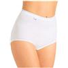 Sloggi Basic Maxi, Offerta 6 E 12 Pezzi, Slip Donna Maxi, Maxi, Slip Donna in Cotone (6 Pezzi.Bianco, 7)