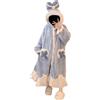 Generico Pigiama Animali Intero Donna, Tuta Intera in Pile Teddy Morbido e Caldo, Adulto Cosplay Animale Onesies, Pigiamone Lungo per la Casa