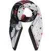 Braccialini Foulard Lt Foulard realizzato in tessuto poliestere effetto seta con una colorata stampa dedicata ad Amsterdam e una vivace Silvestro.