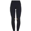Equestro Leggings Modello Kao Light, Nero-Bianco