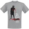 Monty Python Tis But A Scratch Unisex T-Shirt Grigio 90% Cotone, 10% Poliestere Regular