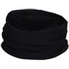 Jasmine Silk - Scaldacollo caldo a tubo, colore nero