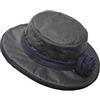 WALKER AND HAWKES Walker & Hawkes - cappello Windsor cerato a tesa larga con fiore da donna - blu navy Navy XL