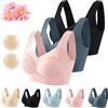Generisch Missmatter Ultimate Lift BH, Davy Store - Reggiseno push-up senza cuciture sexy senza ferretto, reggiseni Sarapick Davystore correzione posturale, 3 pezzi-A, XL