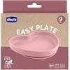 CHICCO (ARTSANA SpA) CHICCO PIATTO CUORE IN SILICONE ROSA 9M+