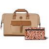 Cabaïa CABAIA - Duffle Adventurer Travel Bag 40L Kuala Lumpur - Bagaglio a mano 45x30x29 cm - Idrorepellente e Vegan - 2 tasche - Scomparto per le scarpe - Borsa per il weekend, borsa sportiva - Marrone