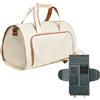 Generisch Sac À Vêtements Duffle - Valise Voyage Convertible 2 En 1, Porte-Costume Suspendu | Sac Sport Main Pratique Élégant, accessorio per trasporto Week-End Mariage Affaires Organizzazione Habits, beige