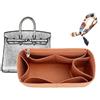 XIAOYIBAIHUOUK Borsa organizer foderata borsa portaoggetti inserto portaoggetti borsa cosmetica portatile for Hermes Birkin 25/30/35(Brown A,Birkin30)