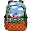 KARACTERMANIA Sonic The Hedgehog - SEGA -Sonic Play-Zaino Fight HS FAN, Marrone, 31 x 44 cm, Capacità 24 L
