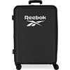 Reebok Valigia Reebok Roxbury Medium Nero 48x70x26 cm ABS rigido Chiusura TSA integrata 81L 2,5 kg 4 Doppie ruote