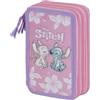 Disney Lilo e Stitch Astuccio con matite triplo pink, Unisex - Bambini e ragazzi, Rosa, Taglia Unica
