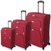 Valigeria.shop Set 3 Valigie ORMI espandibile Valigia semirigide in tessuto poliestere 4 ruote piroettanti trolley piccolo adatto bagaglio a mano per cabina con compagnie lowcost (Bordo)